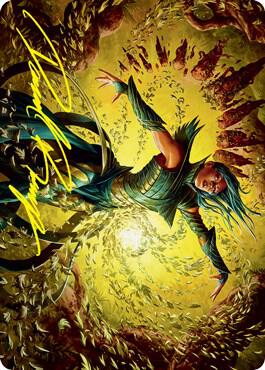 Dragonsguard Elite Art Card (16/81) (Gold-Stamped Signature) [Art Series: Strixhaven] 16
