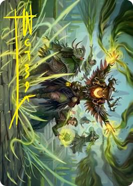 Witherbloom Command Art Card (Gold-Stamped Signature) [Art Series: Strixhaven] 45
