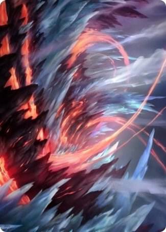 Frostboil Snarl Art Card [Art Series: Strixhaven] 47