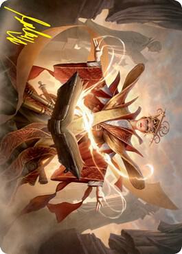 Augusta, Dean of Order Art Card (Gold-Stamped Signature) [Art Series: Strixhaven] 54