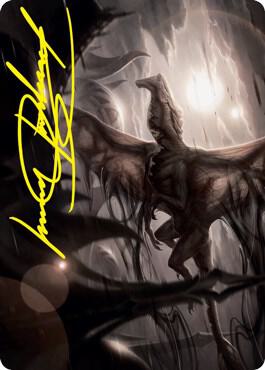 Shadrix Silverquill Art Card (Gold-Stamped Signature) [Art Series: Strixhaven] 59