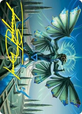 Tanazir Quandrix Art Card (Gold-Stamped Signature) [Art Series: Strixhaven] 60