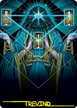 Strategic Planning Art Card (Gold-Stamped Signature) [Art Series: Strixhaven] 68