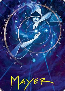 Time Warp Art Card (Gold-Stamped Signature) [Art Series: Strixhaven] 69