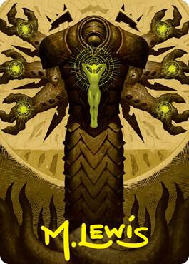 Inquisition of Kozilek Art Card (Gold-Stamped Signature) [Art Series: Strixhaven] 71