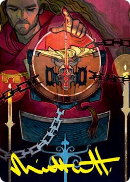 Sign in Blood Art Card (Gold-Stamped Signature) [Art Series: Strixhaven] 72