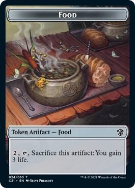 Food // Pest Double-Sided Token [Commander 2021] 24 // 5