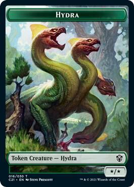Hydra // Boar Double-Sided Token [Commander 2021] 16 // 12