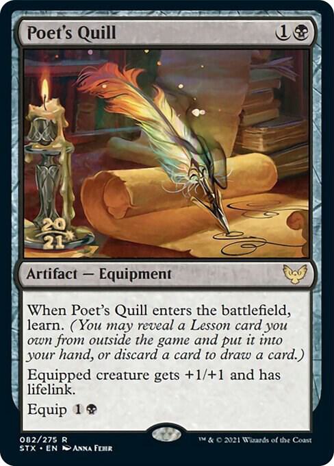 Poet's Quill [Prerelease Cards] 82