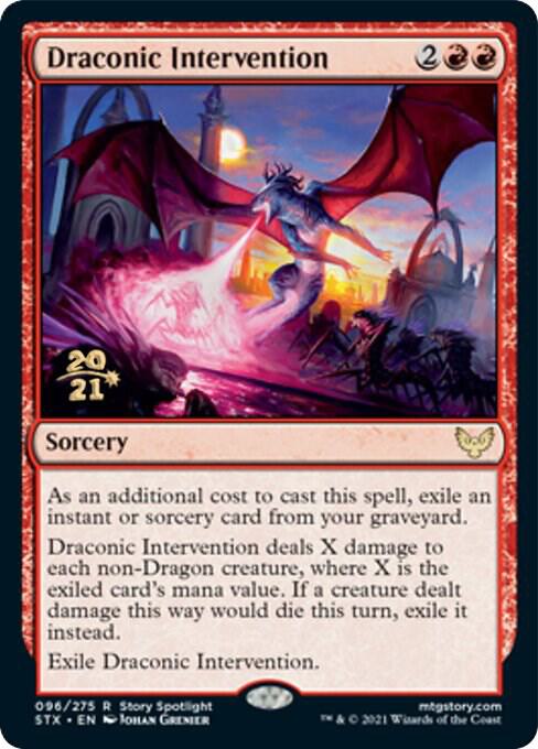 Draconic Intervention [Prerelease Cards] 96