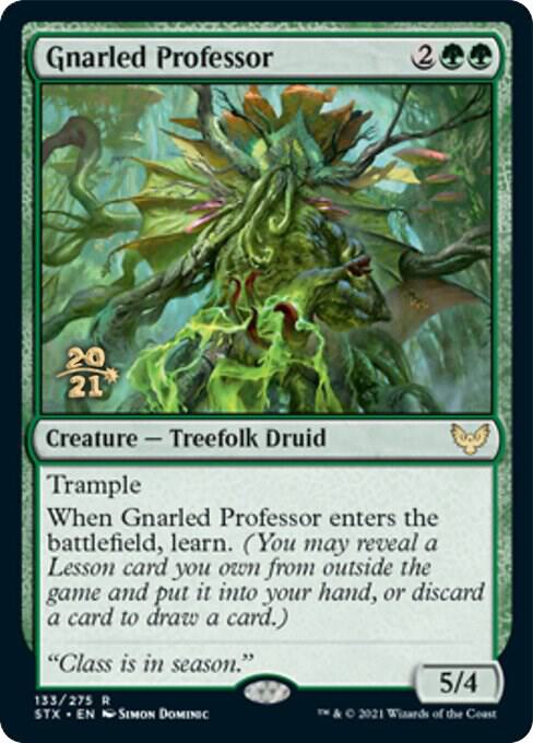 Gnarled Professor [Prerelease Cards] 133