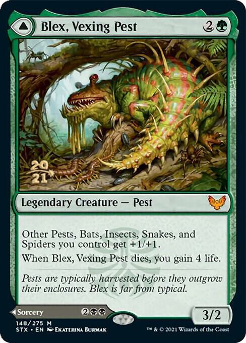 Blex, Vexing Pest [Prerelease Cards] 148