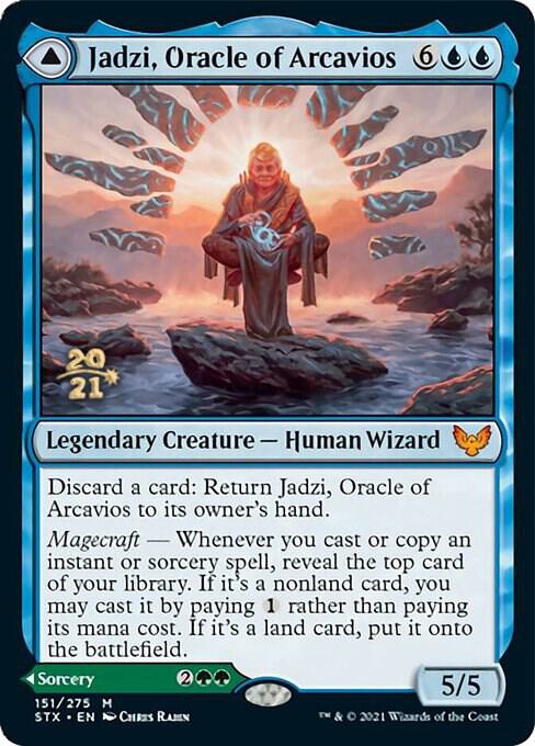 Jadzi, Oracle of Arcavios [Prerelease Cards] 151