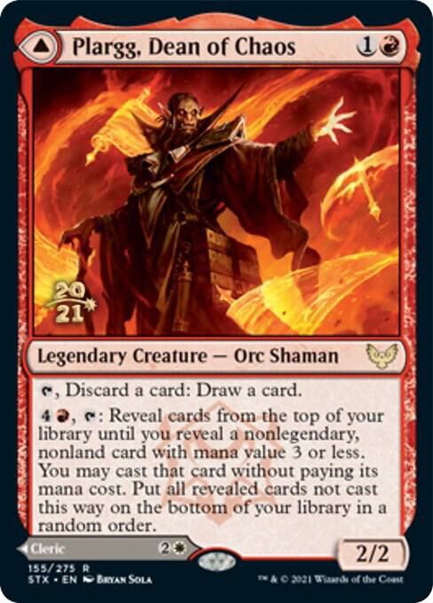 Plargg, Dean of Chaos [Prerelease Cards] 155