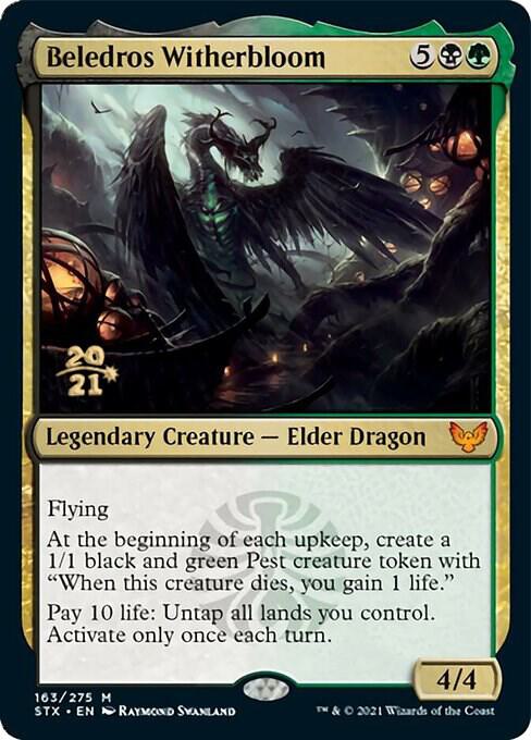 Beledros Witherbloom [Prerelease Cards] 163
