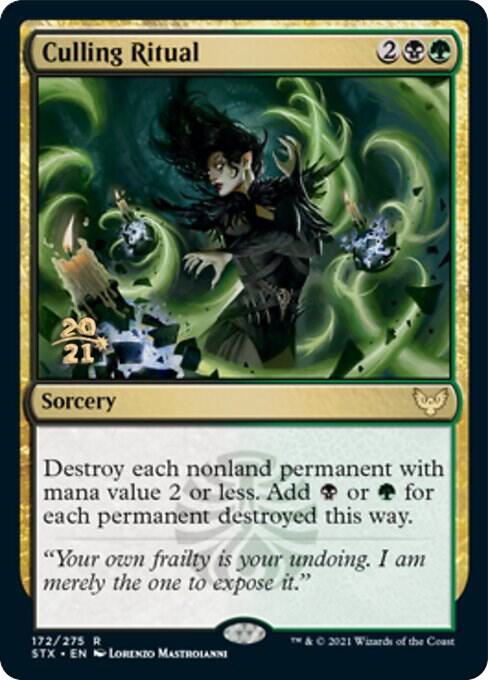 Culling Ritual [Prerelease Cards] 172