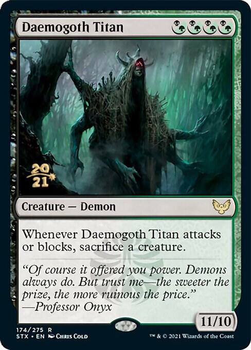 Daemogoth Titan [Prerelease Cards] 174