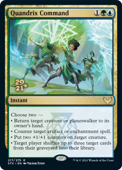 Quandrix Command [Prerelease Cards] 217