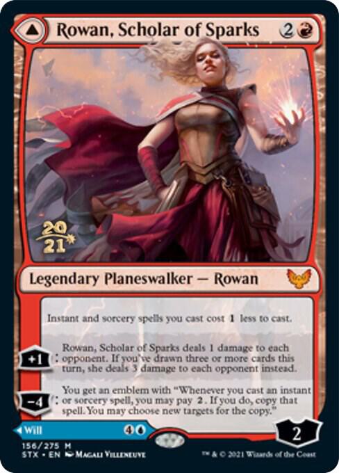 Rowan, Scholar of Sparks [Prerelease Cards] 156