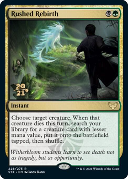 Rushed Rebirth [Prerelease Cards] 228