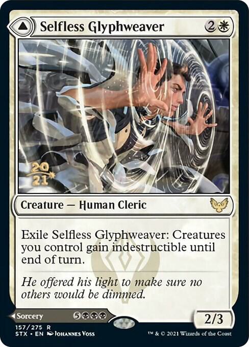 Selfless Glyphweaver [Prerelease Cards] 157