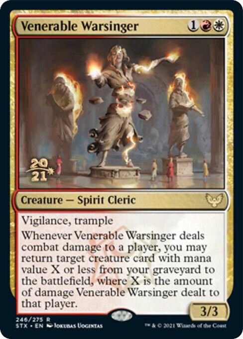 Venerable Warsinger [Prerelease Cards] 246