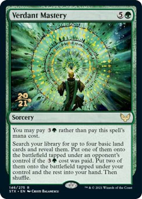Verdant Mastery [Prerelease Cards] 146