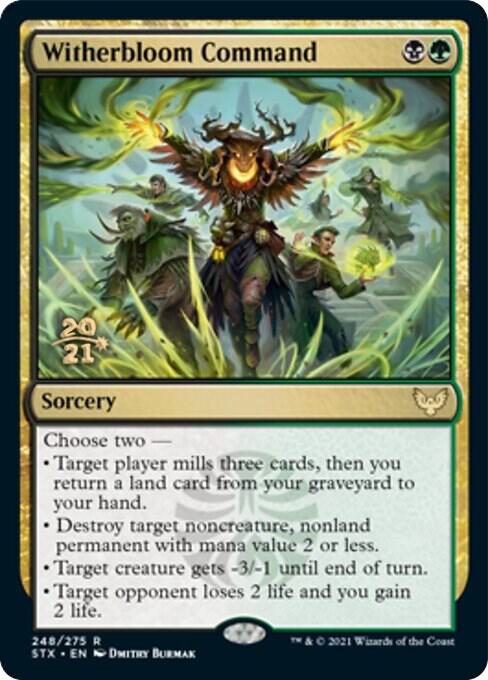 Witherbloom Command [Prerelease Cards] 248