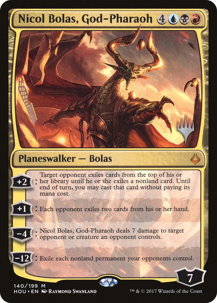 Nicol Bolas, God-Pharaoh [Promo Pack: Strixhaven] 140