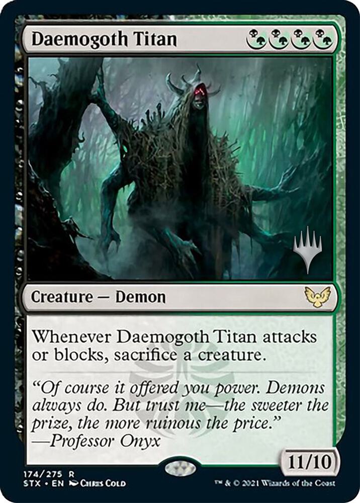 Daemogoth Titan [Promo Pack: Strixhaven] 174