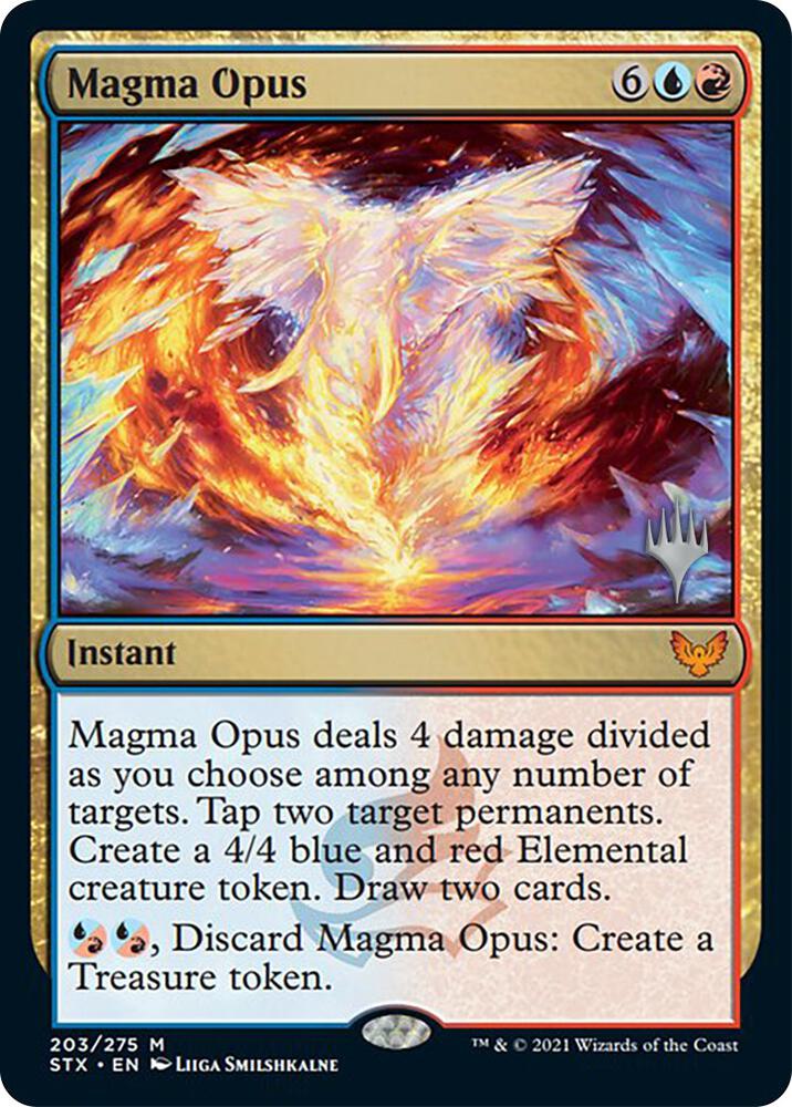 Magma Opus [Promo Pack: Strixhaven] 203