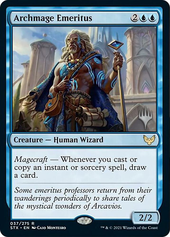 Archmage Emeritus [Promo Pack: Strixhaven] 37