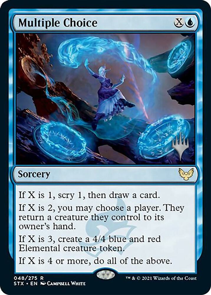 Multiple Choice [Promo Pack: Strixhaven] 48