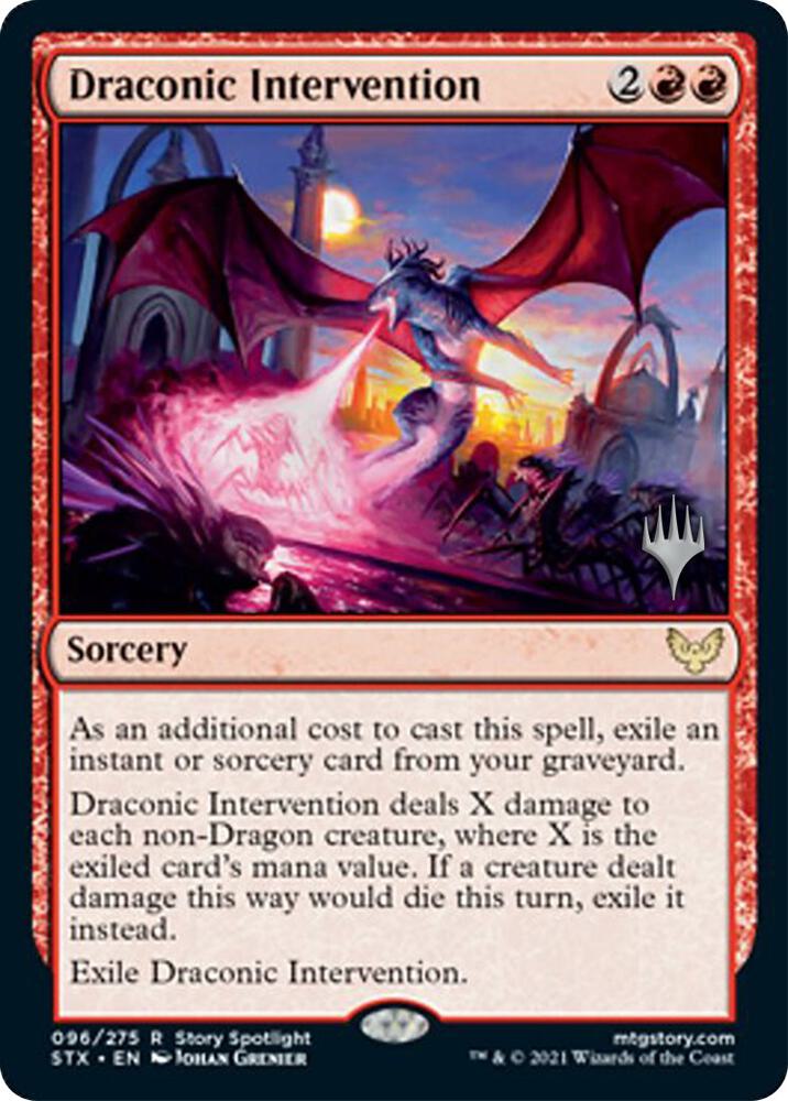 Draconic Intervention [Promo Pack: Strixhaven] 96