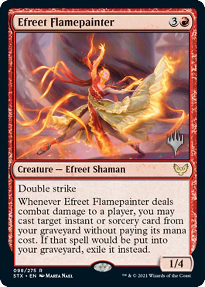 Efreet Flamepainter [Promo Pack: Strixhaven] 98