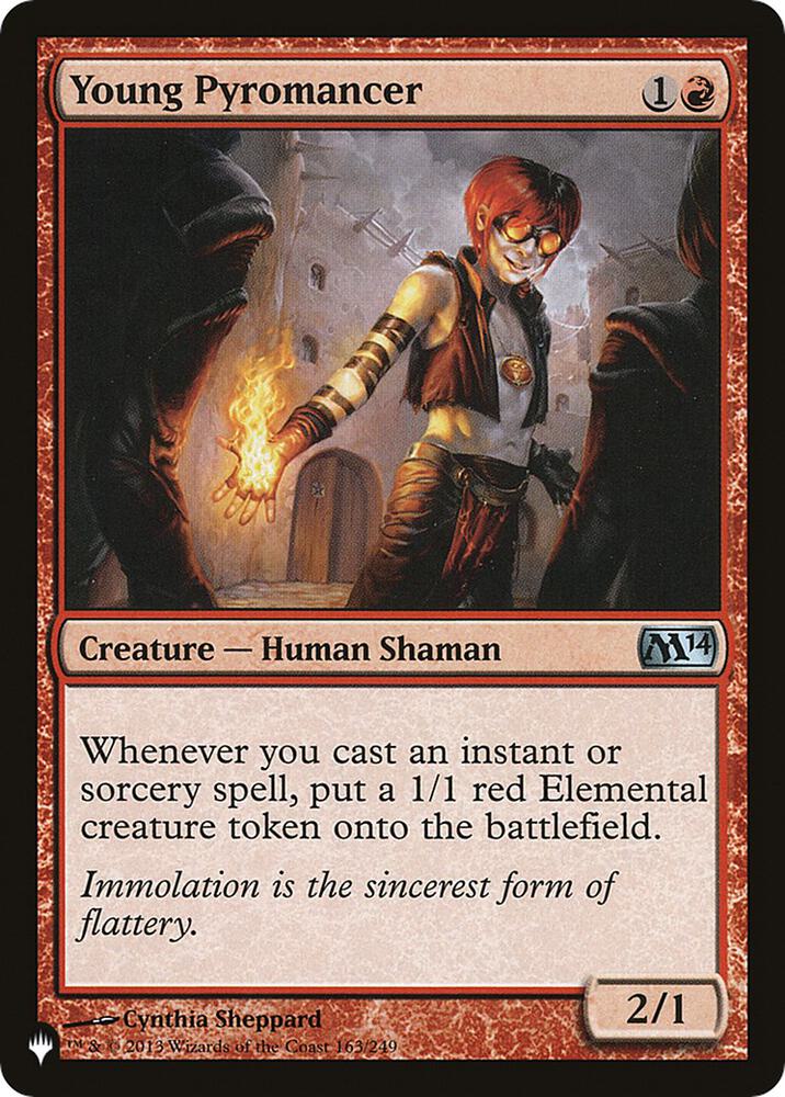 Young Pyromancer (M14) [The List Reprints] 163/249