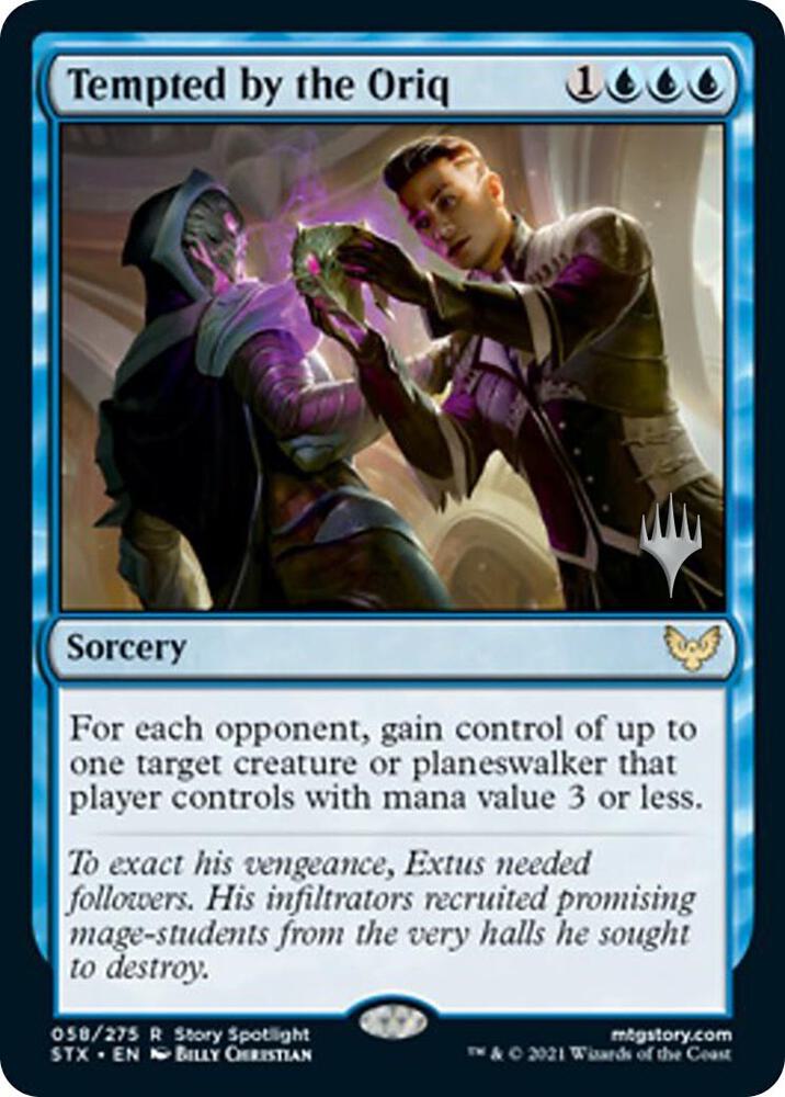 Tempted by the Oriq [Promo Pack: Strixhaven] 58