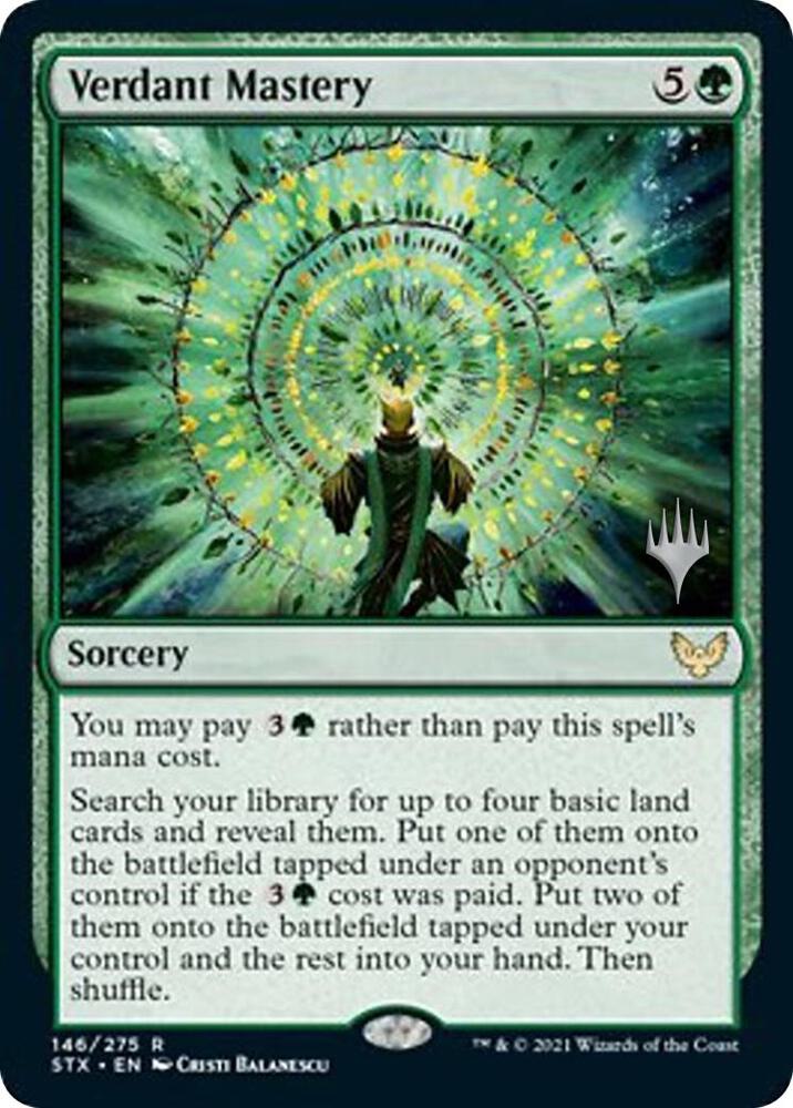 Verdant Mastery [Promo Pack: Strixhaven] 146