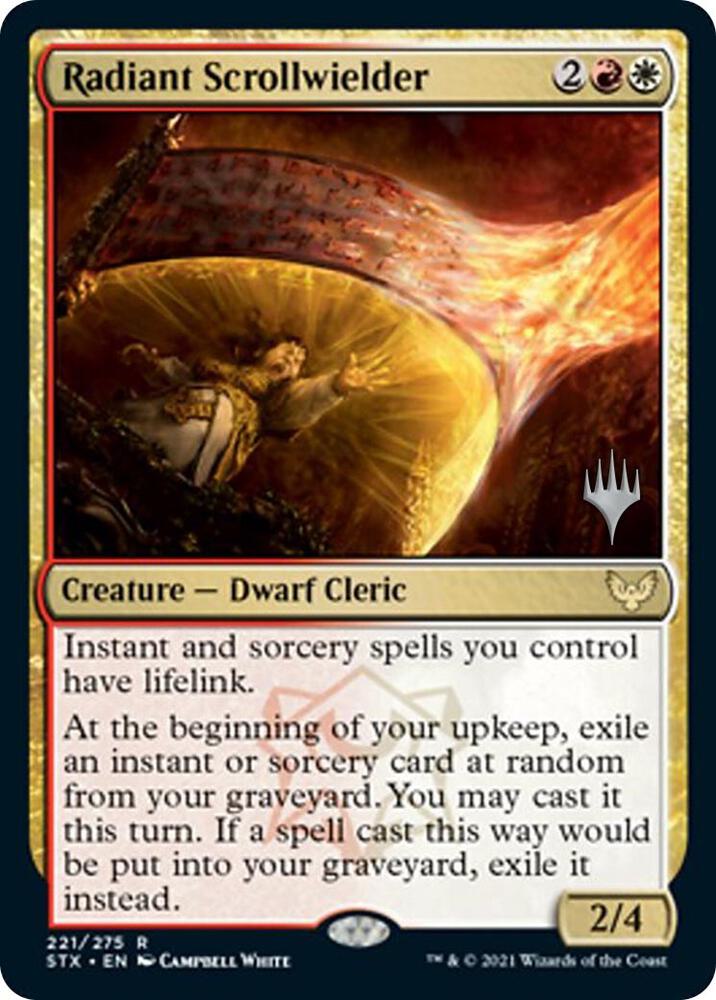 Radiant Scrollwielder [Promo Pack: Strixhaven] 221