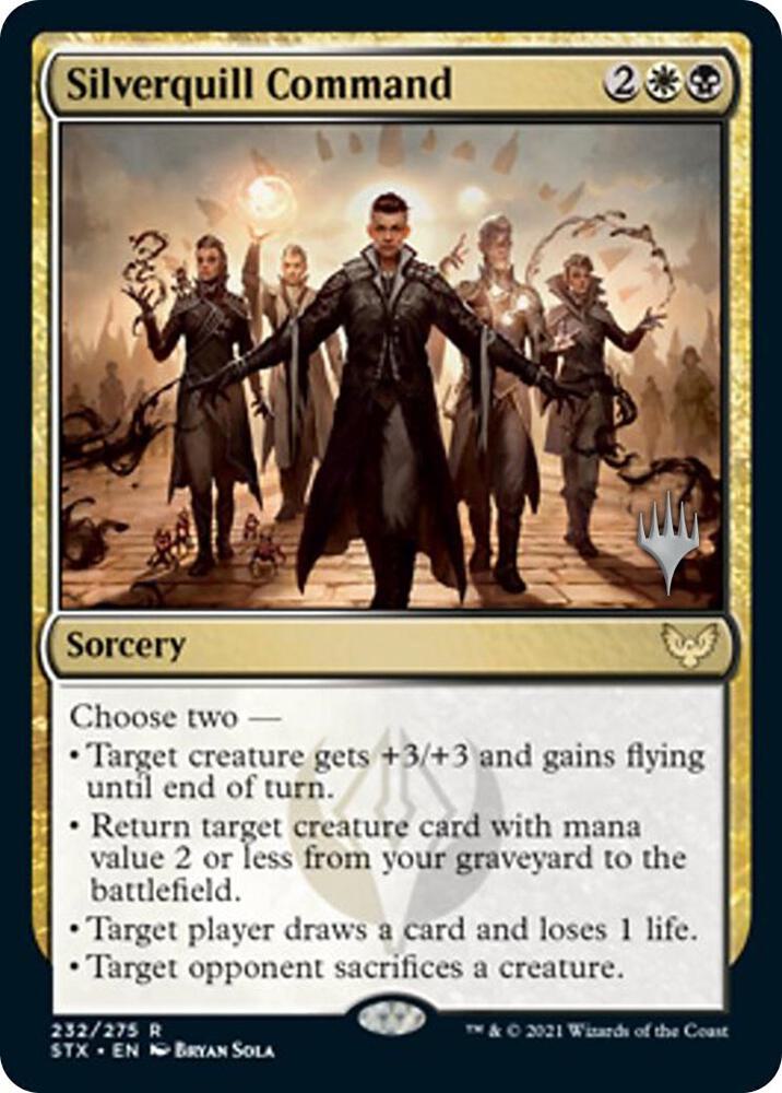 Silverquill Command [Promo Pack: Strixhaven] 232