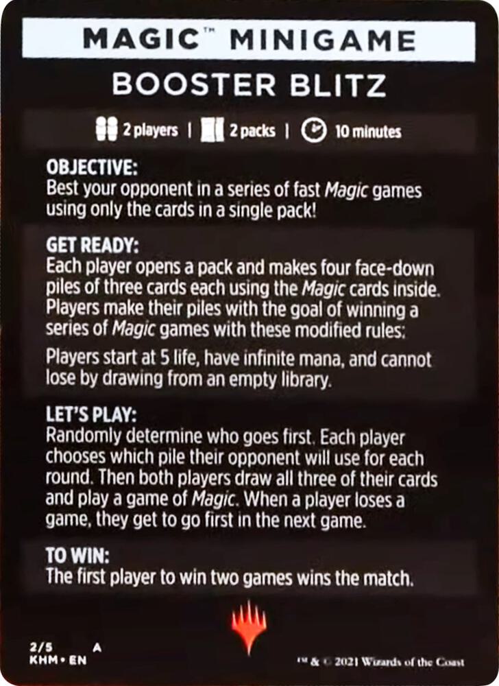 Magic Minigame: Booster Blitz [Kaldheim] 2