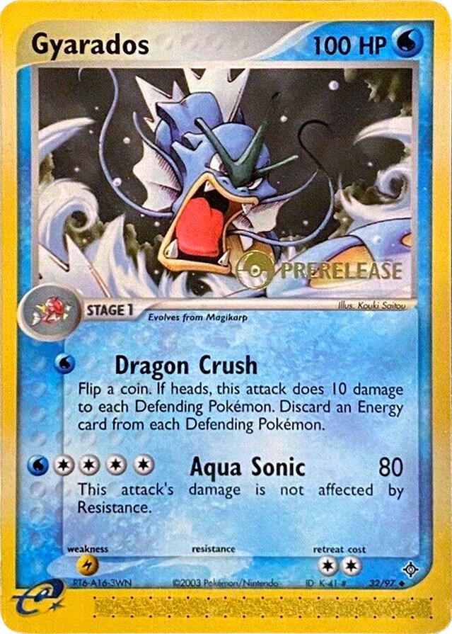 Gyarados - 32/97 (Prerelease) [Nintendo Promos] 32/97