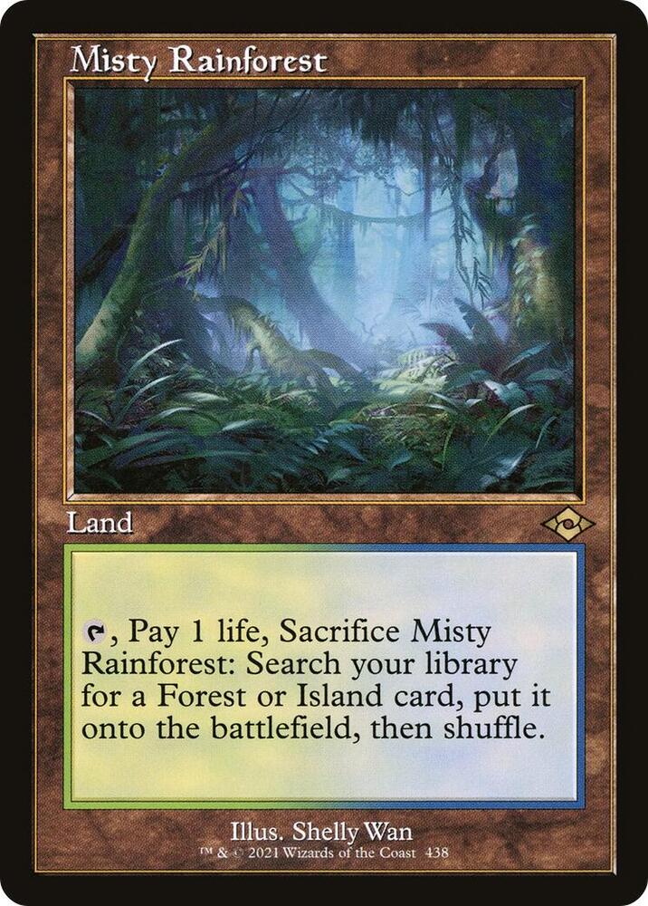 Misty Rainforest (Retro Frame) [Modern Horizons 2] 438