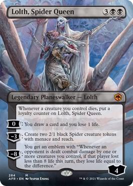 Lolth, Spider Queen (Borderless) [Adventures in the Forgotten Realms] 284