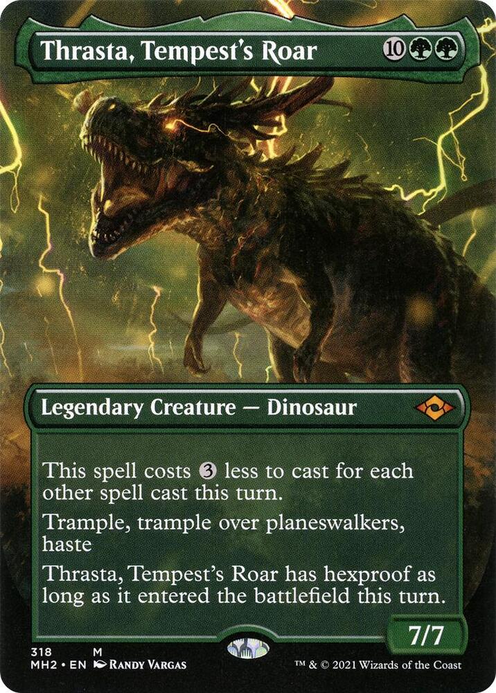 Thrasta, Tempest's Roar (Borderless) [Modern Horizons 2] 318
