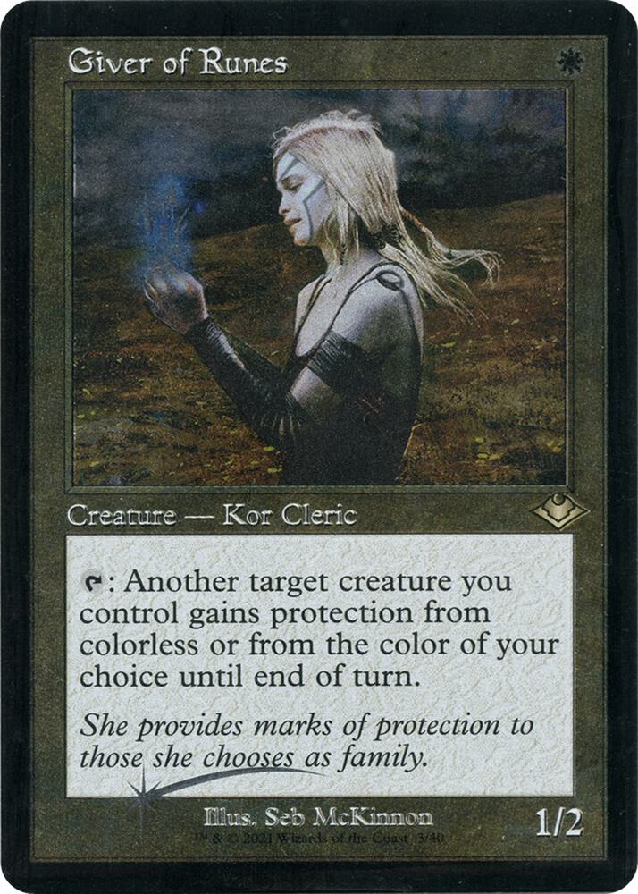Giver of Runes (Retro Frame) (Foil Etched) [Modern Horizons] 3