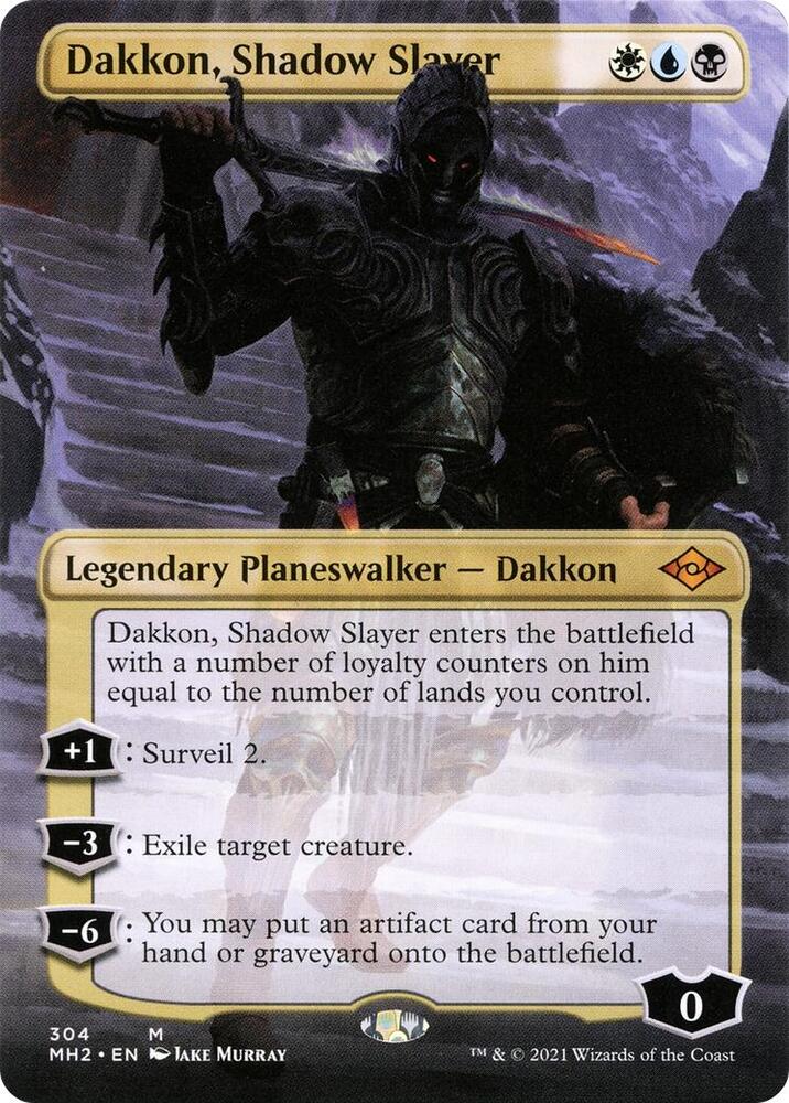Dakkon, Shadow Slayer (Borderless) [Modern Horizons 2] 304