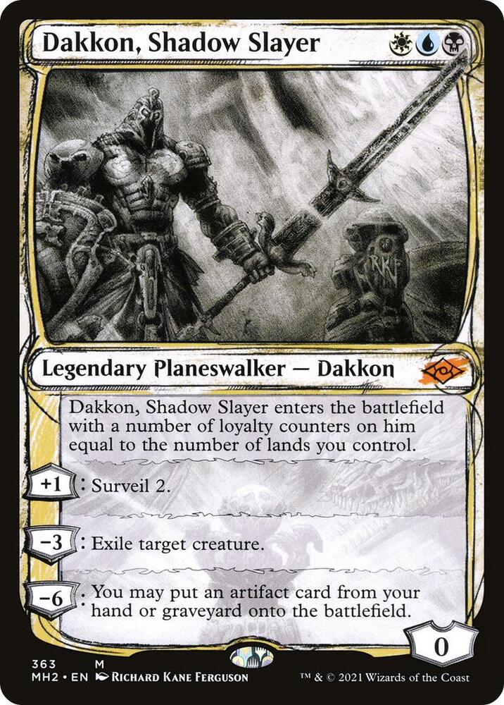 Dakkon, Shadow Slayer (Showcase) [Modern Horizons 2] 363