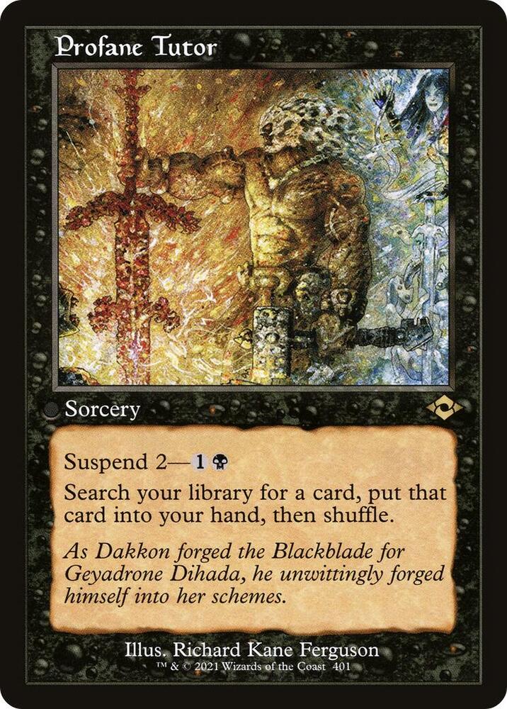 Profane Tutor (Retro Frame) [Modern Horizons 2] 401