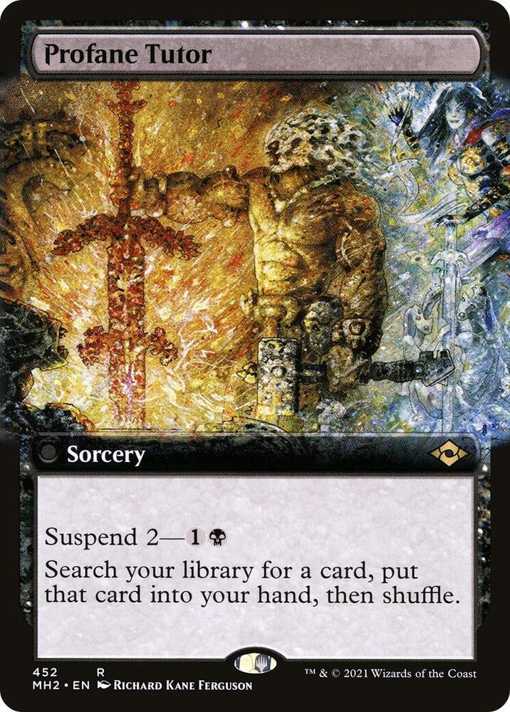 Profane Tutor (Extended Art) [Modern Horizons 2] 452